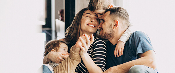 Glückliche Familie